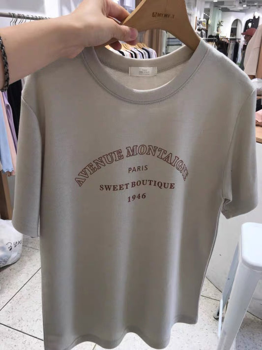 韓國代購logo tee