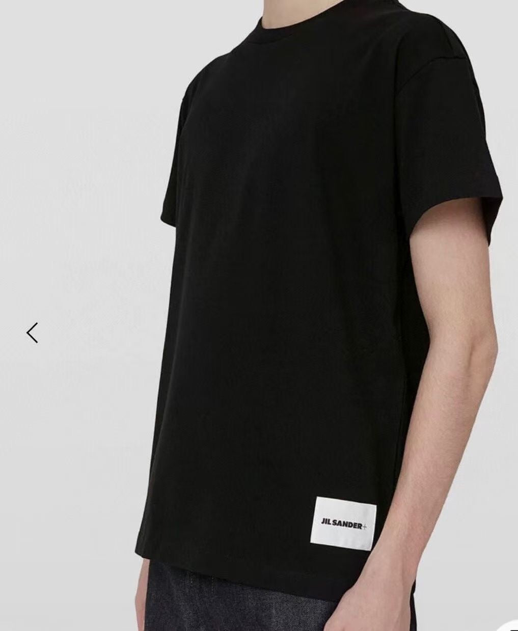 JIL SANDER 純色logo tee