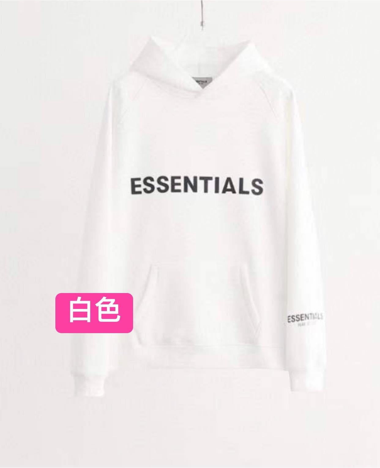 Essentials logo hoodies