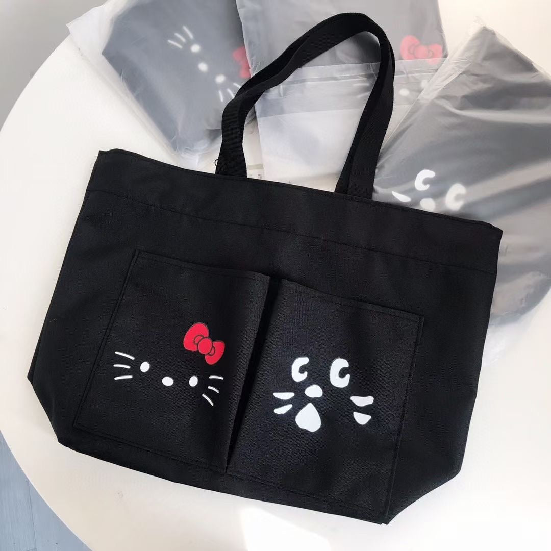 Nenet x kitty tote bag