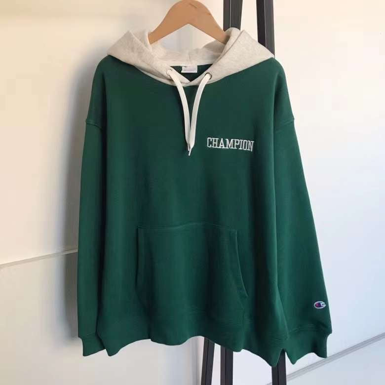 Champion接拼hoodies