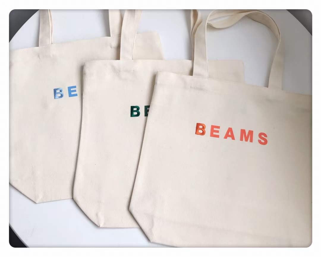 Beams boy刺繡tote bag