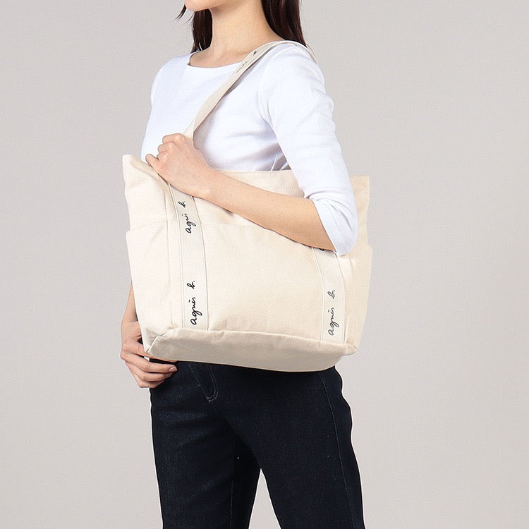 Agnis b logo tote bag