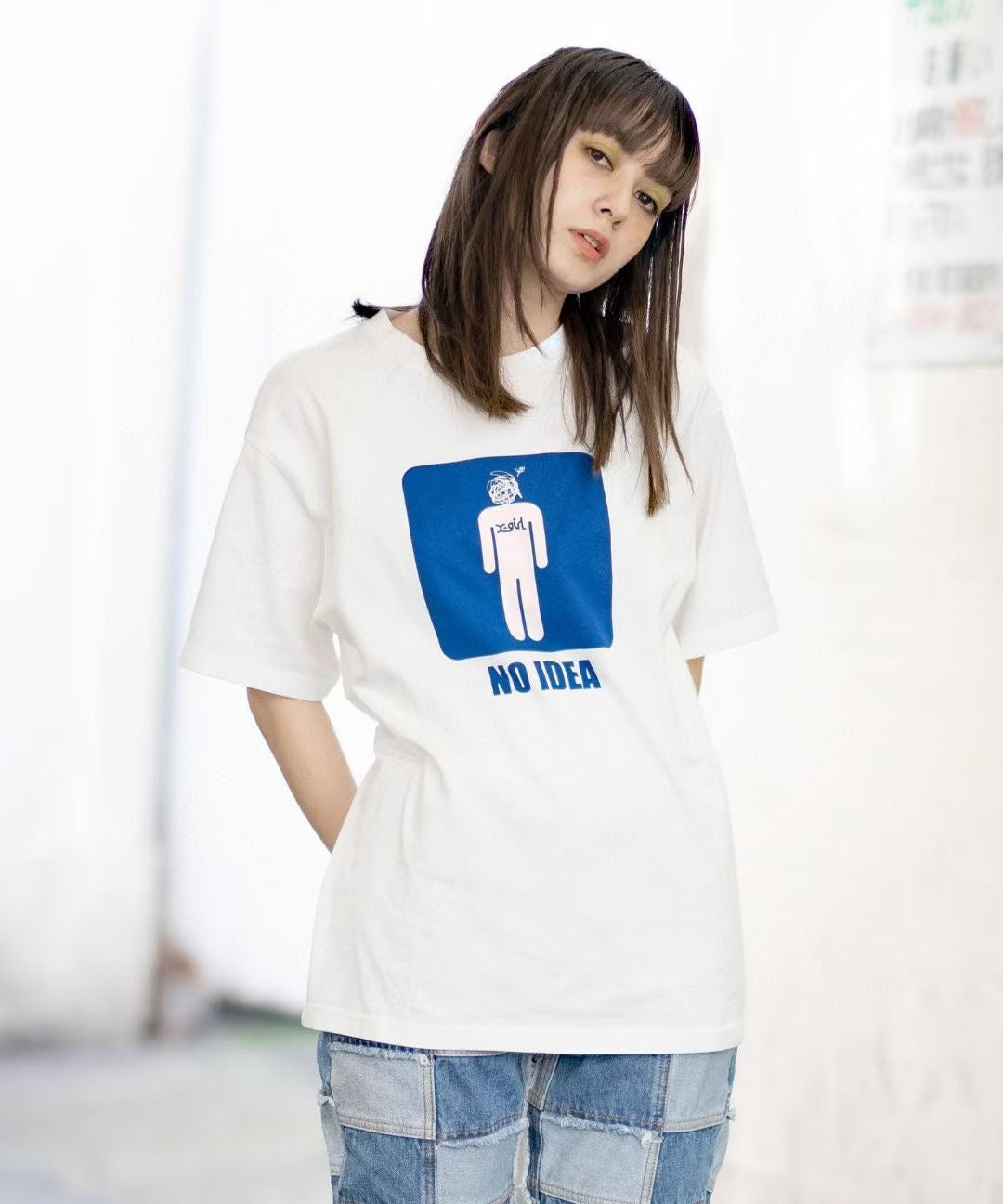 X girl robot tee