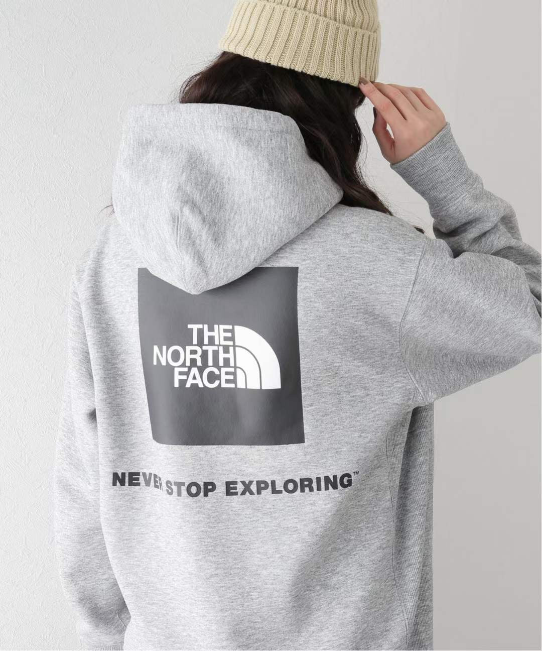 TNF 前後印花hoodies