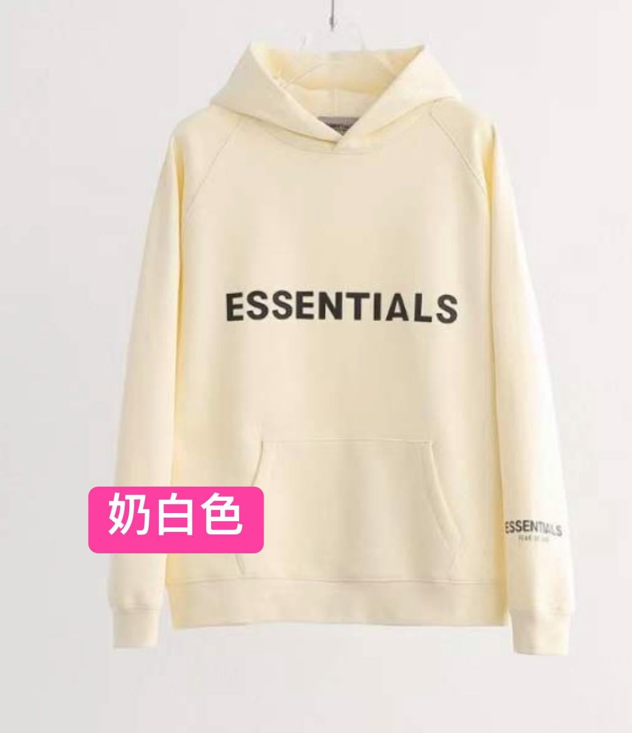 Essentials logo hoodies