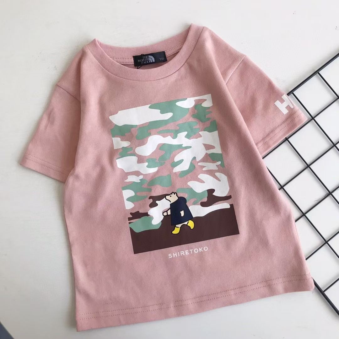 TNF 童裝 bear tee