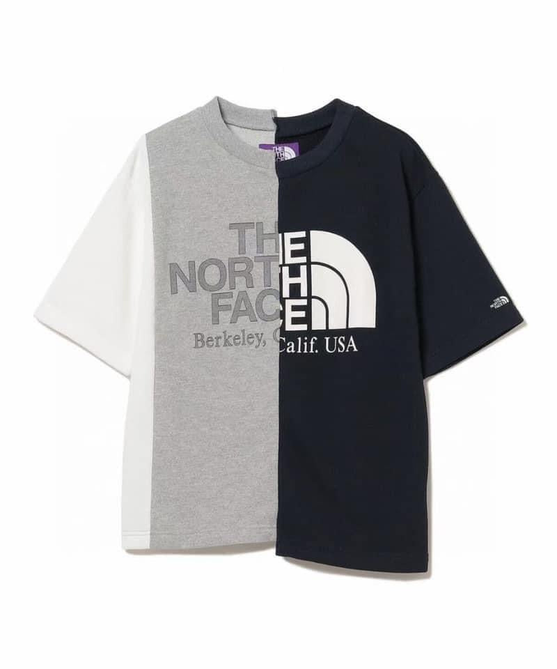 TNF 紫標接拼tee