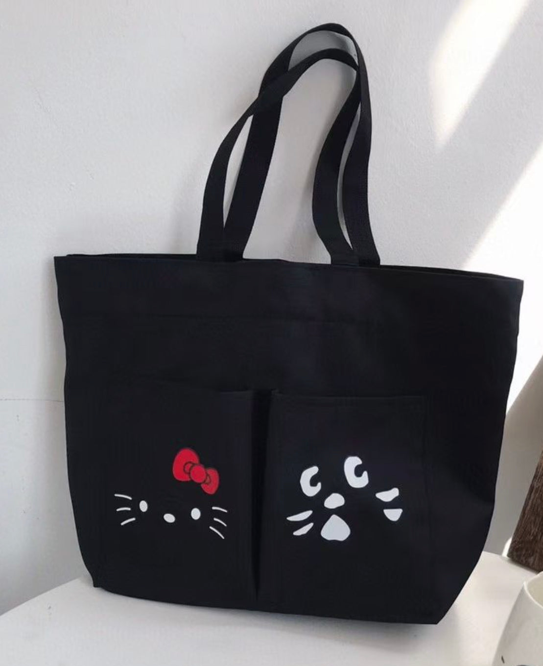 Nenet x kitty tote bag