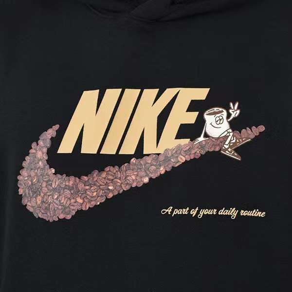 Nike 金色hoodies