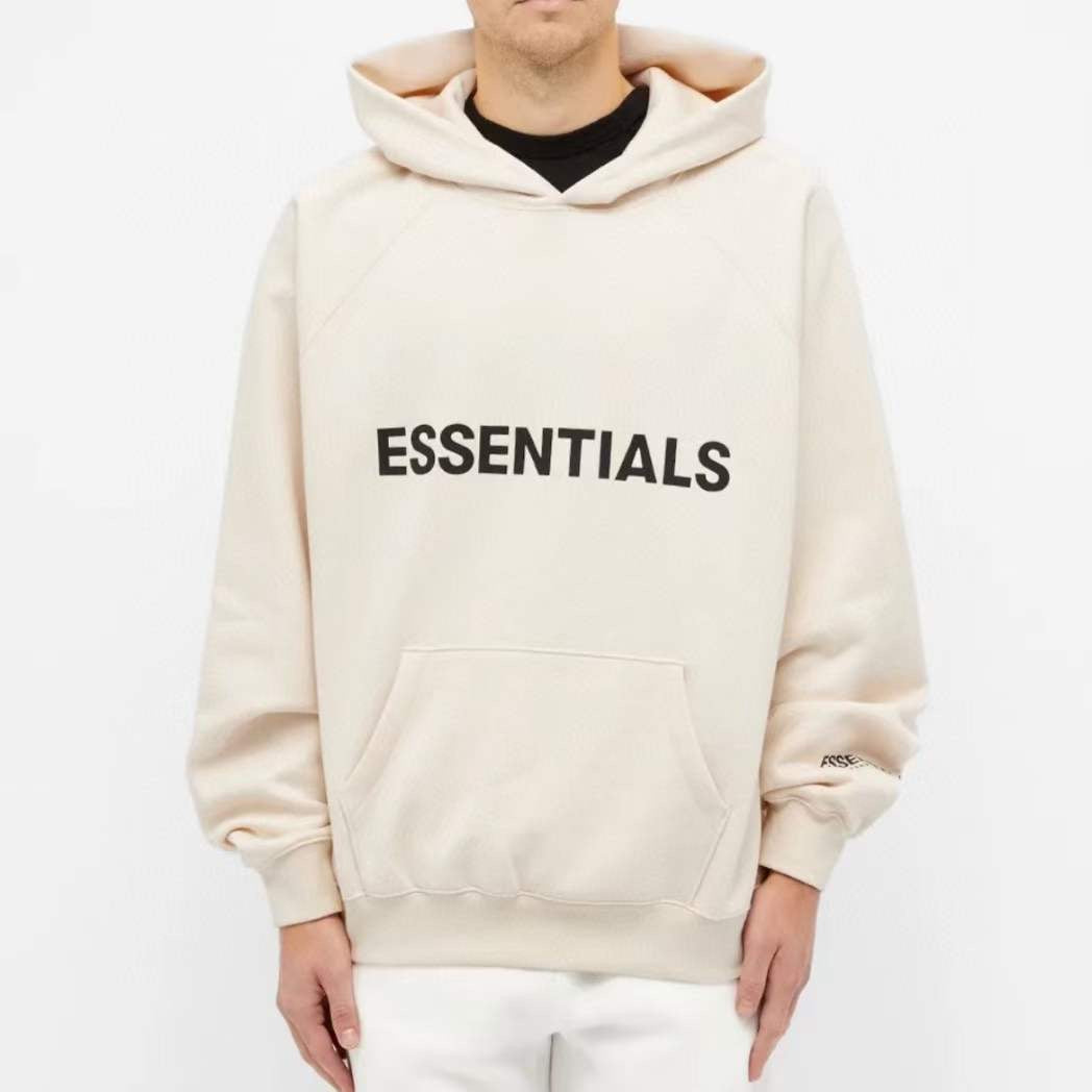 Essentials logo hoodies