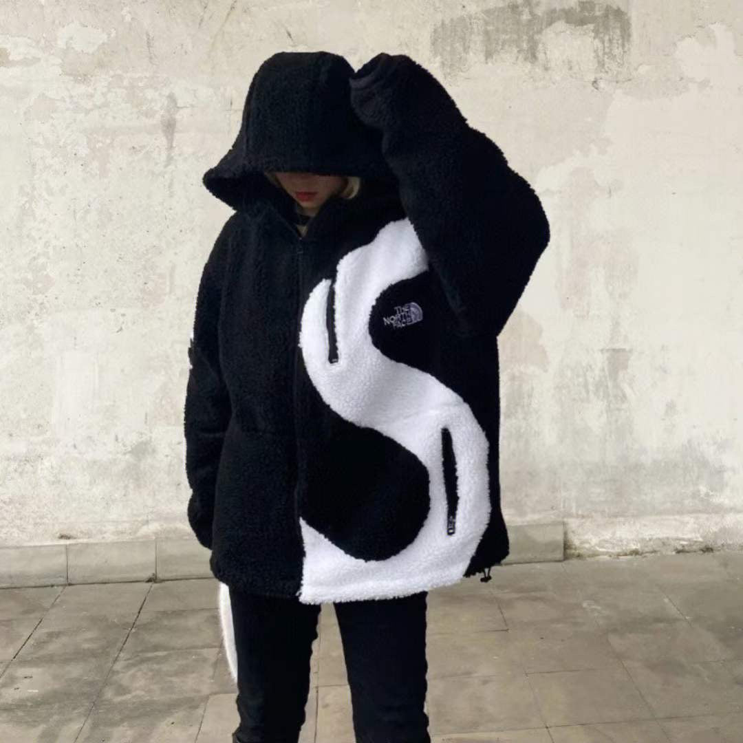 TNF x supreme搖粒絨外套