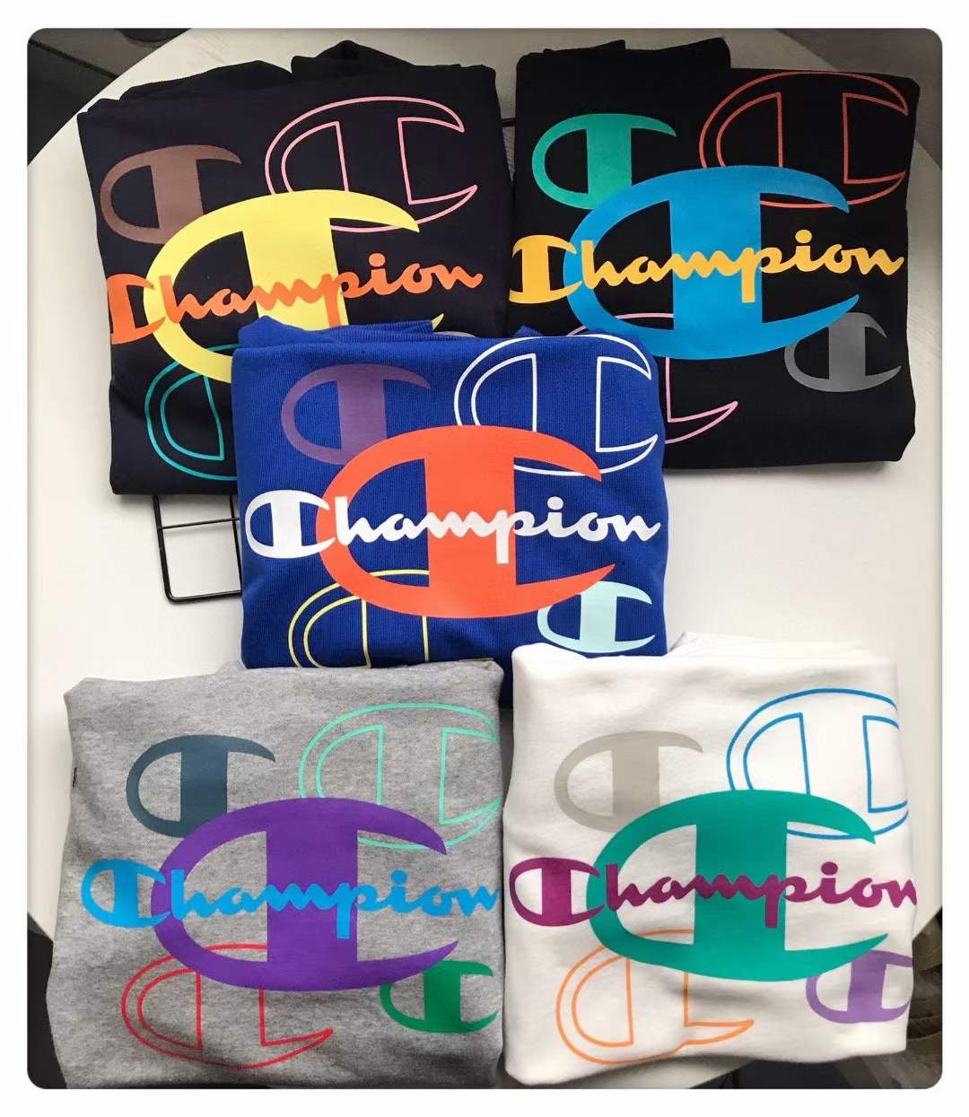 Champion 印花彩色logo衛衣