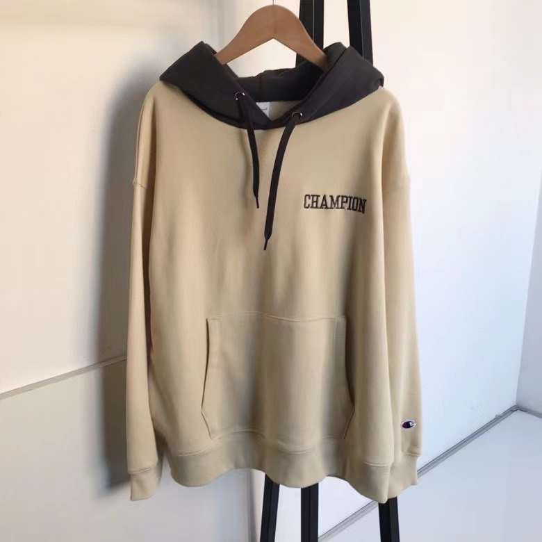 Champion接拼hoodies