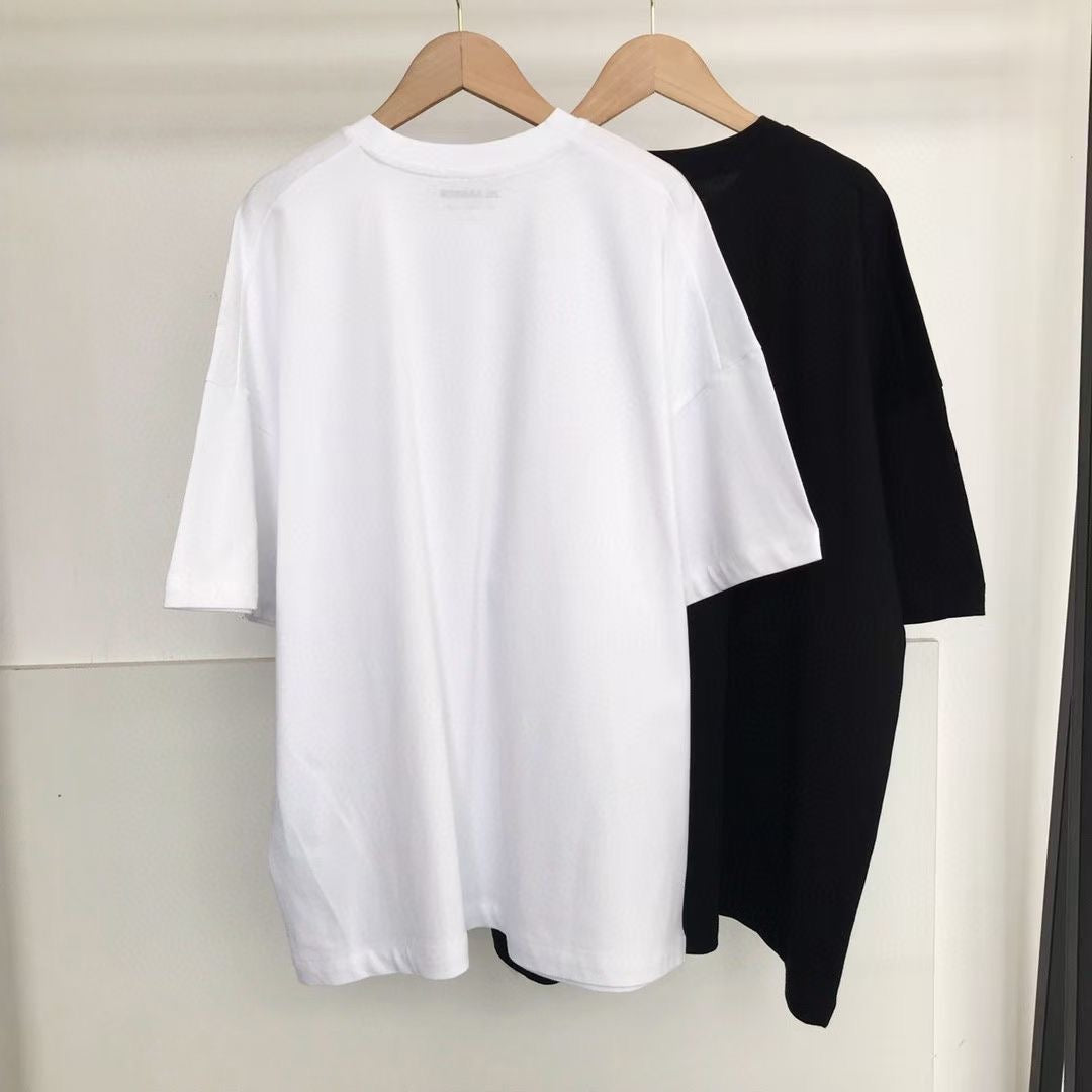 JIL SANDER 純色logo tee