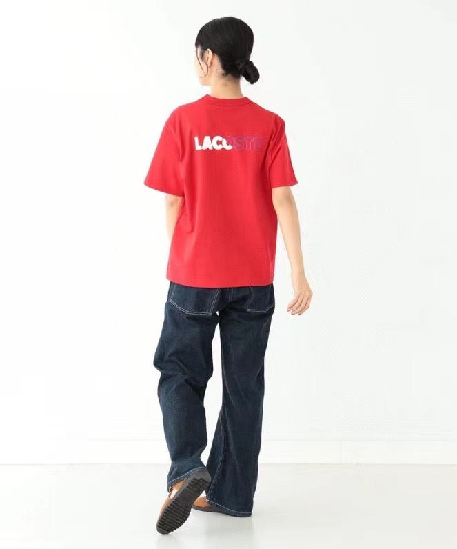 Lacoste 印花短袖tee