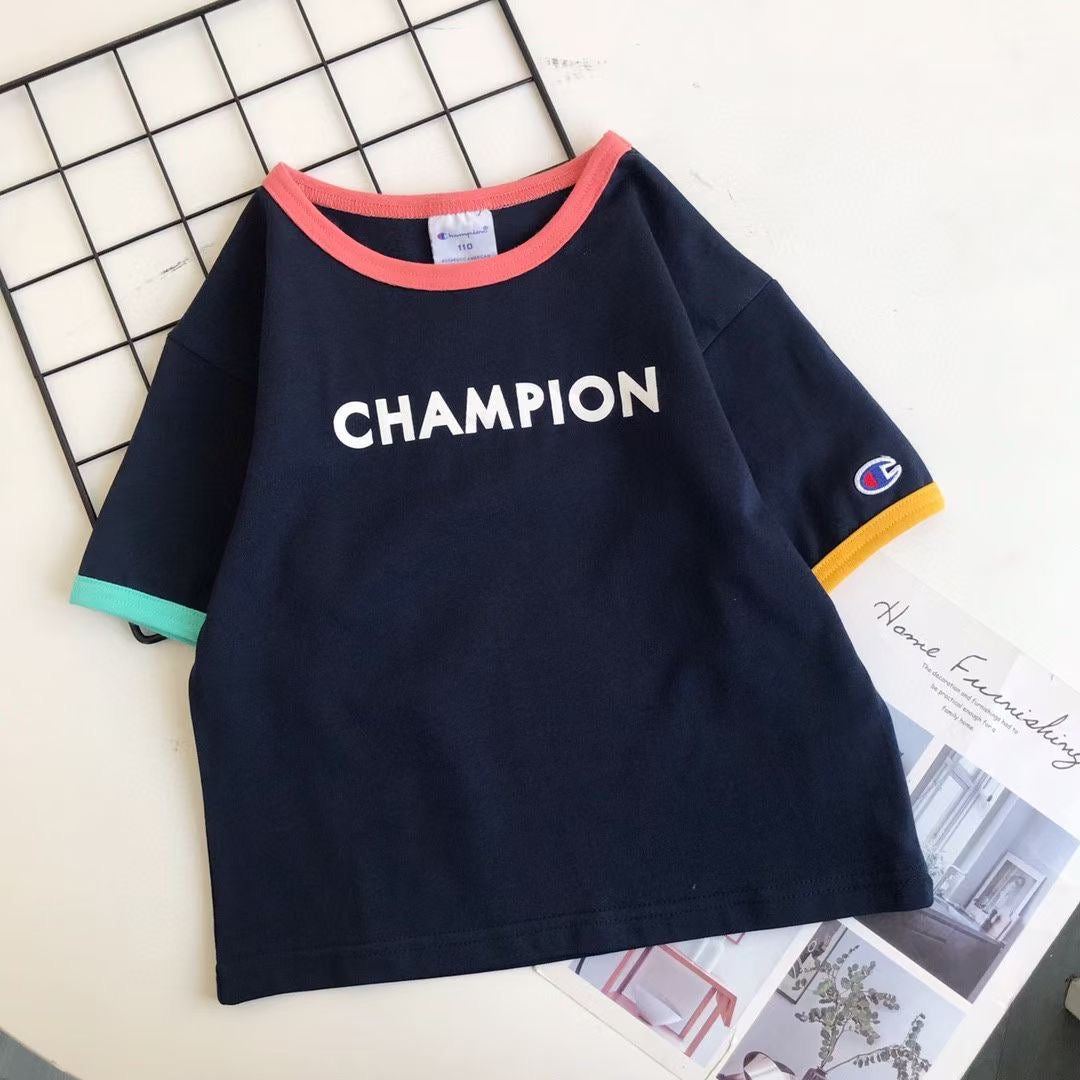 Champion colorful 童裝tee