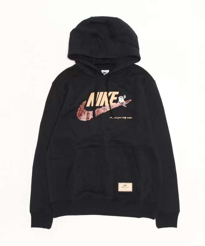 Nike 金色hoodies