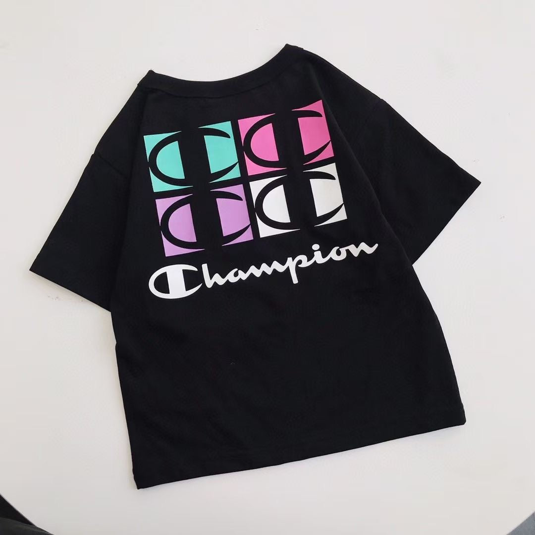 Champion 童裝 印花tee